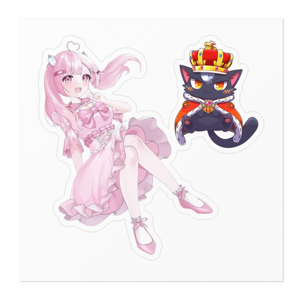 こくめう ステッカー