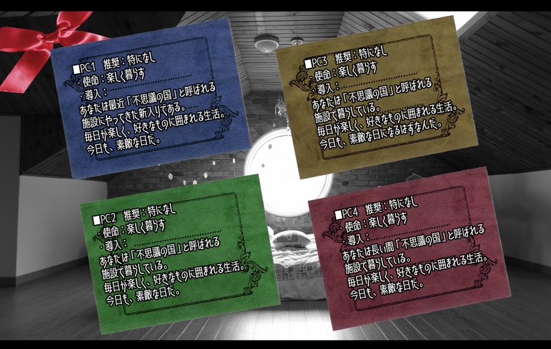 【書店委託有】シノビガミリプレイ「ALICE IN WONDER ROOM」