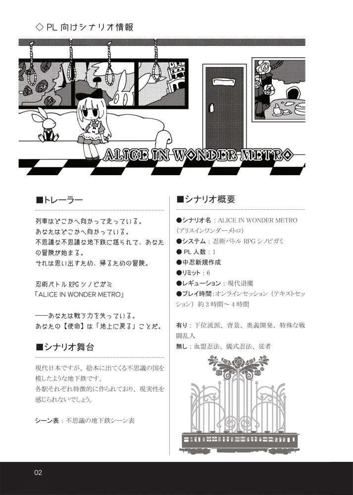 【書店委託有】シノビガミ一人用シナリオ集「1プレイボックス」