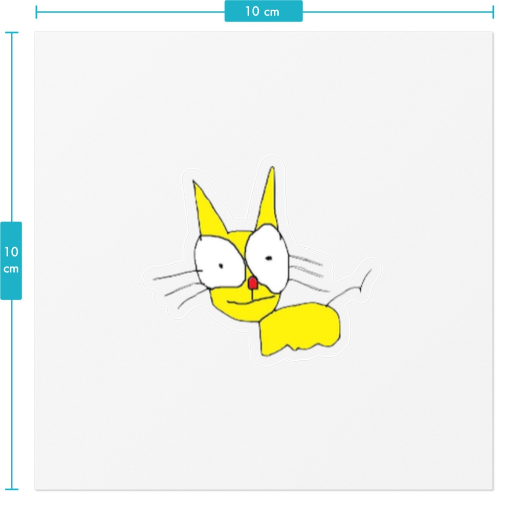 ボケネコさんステッカー