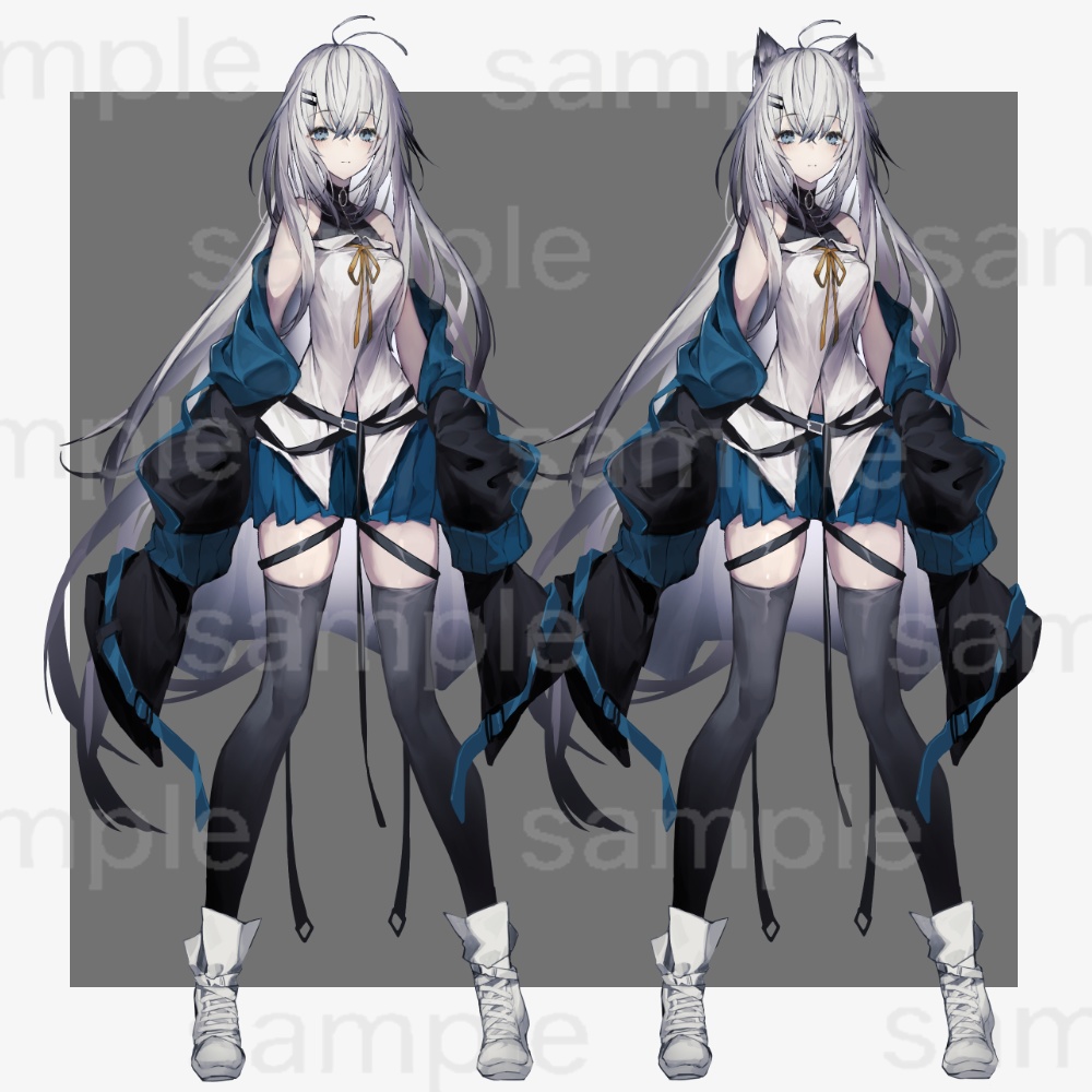 立ち絵素材01 猫耳少女