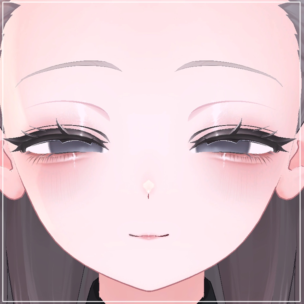 【しなの専用】Shinano makeup texture +舌テクスチャ ✧Tear✧