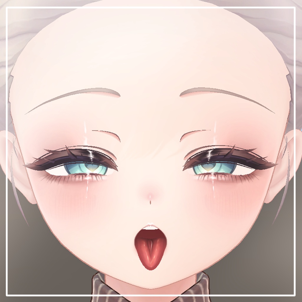 【マヌカ専用】Manuka makeup texture +舌テクスチャ ✧Tear✧