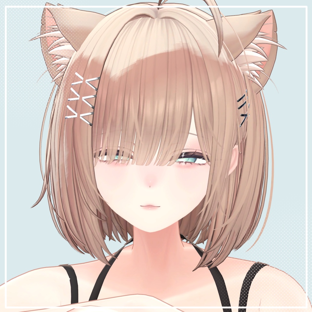 お姉さんマヌカ✧メイクテクスチャ+ブレンドシェイプ✧Makeup texture+Face Blendshape
