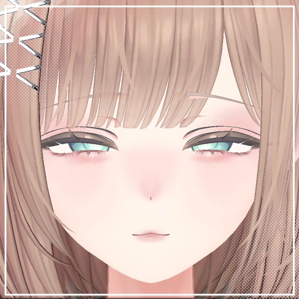 お姉さんマヌカ✧メイクテクスチャ+ブレンドシェイプ✧Makeup texture+Face Blendshape