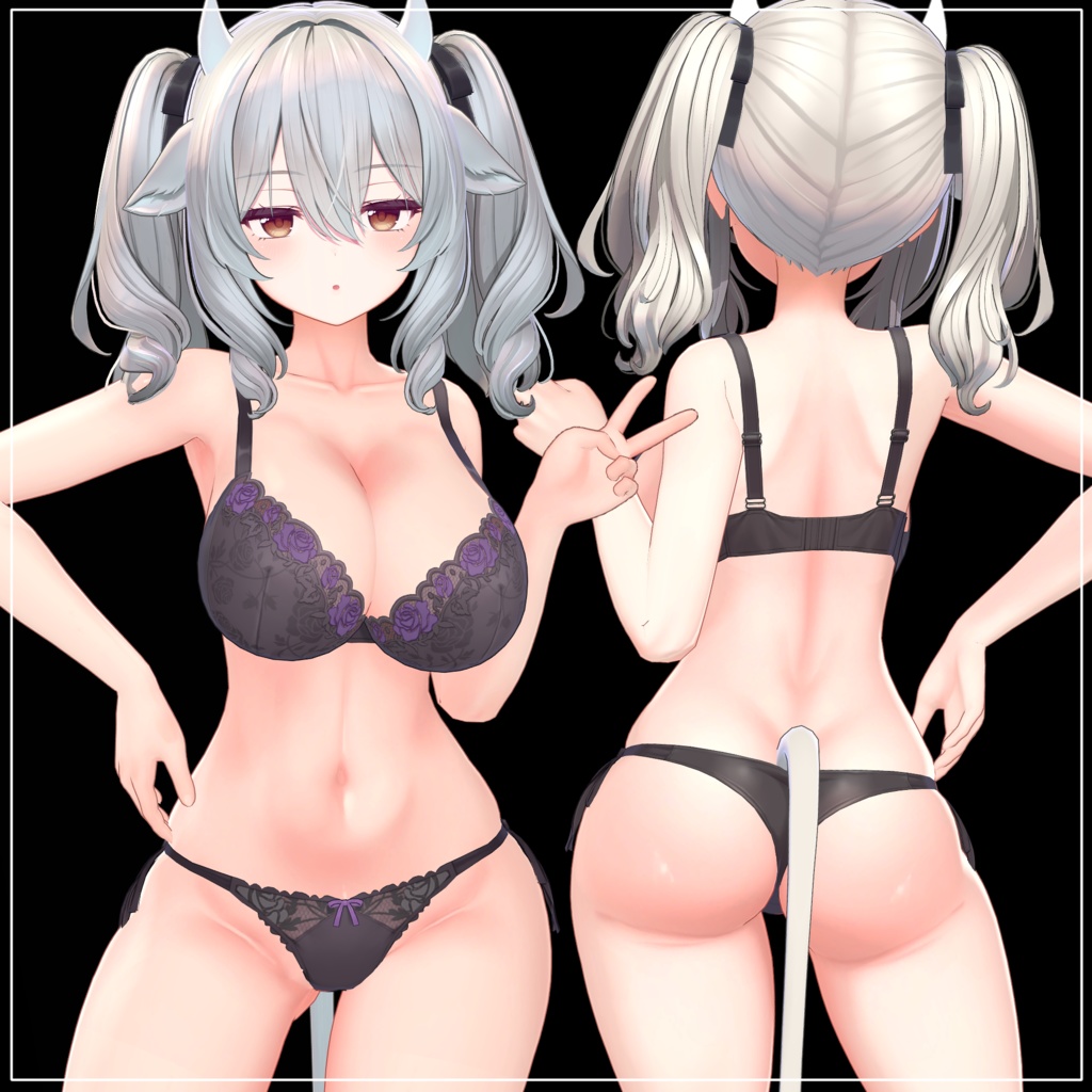 2種のミルティナ肉感もりもりボディテクスチャ+おまけ褐色肌テクスチャ ✧Milltina Body Texture✧