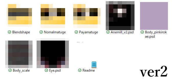 ✨大型アップデート✨お姉さんミルティナ✧メイク・アイテクスチャ+ブレンドシェイプ✧Makeup+Eye texture+Face Blendshape