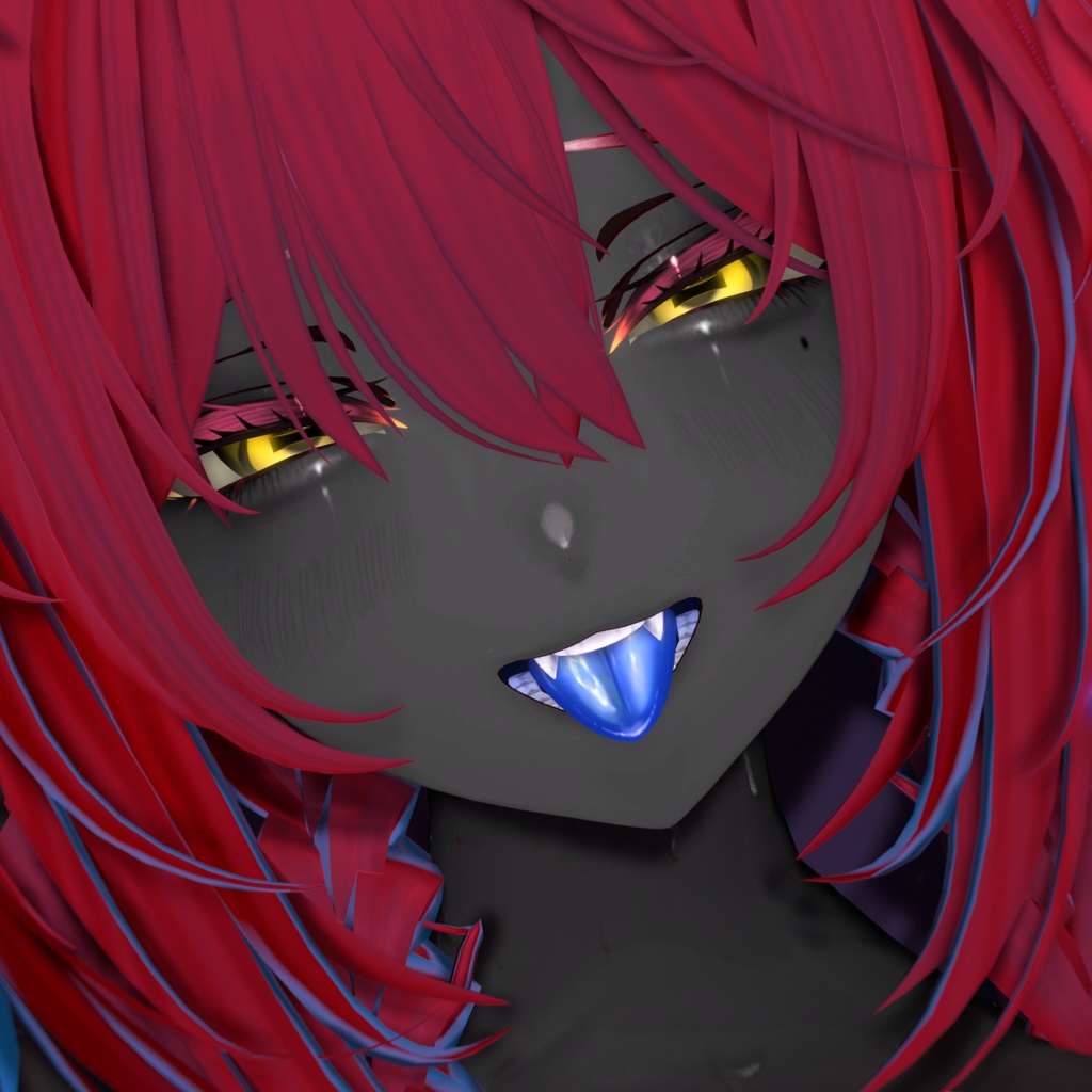 ミルティナの歯に立体感が出るテクスチャ+New舌テクスチャ✧ Milltina Tooth&Tongue texture✧