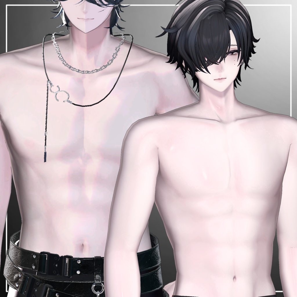 爆イケ白肌マテリアル(汎用)+おまけミルティナメイク🤍Anoyo skin Material+Milltina Makeup