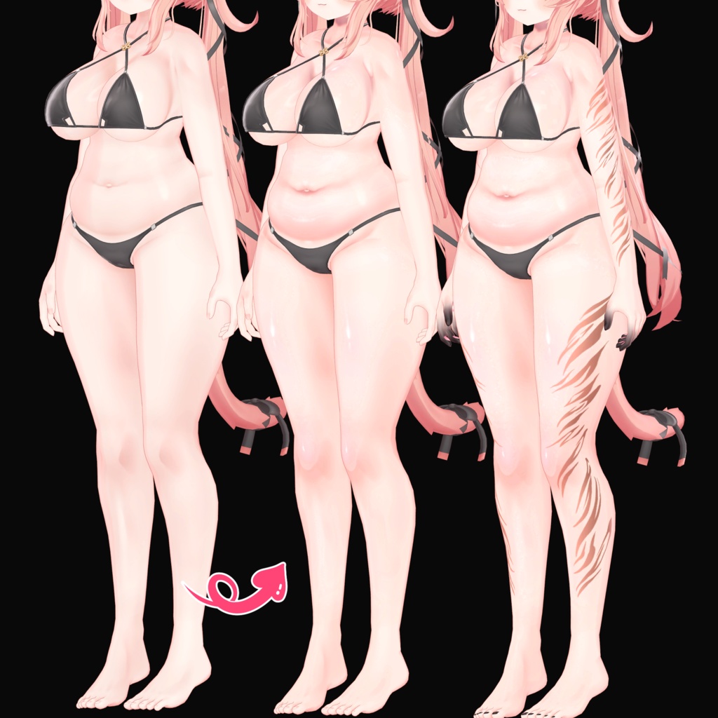 イチゴちゃん性癖もりもりボディテクスチャ✧Ichigo Body Texture✧