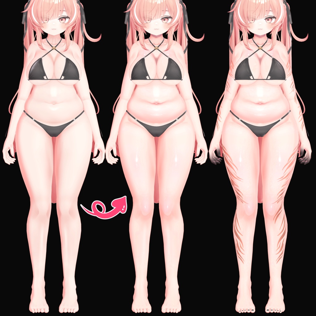 イチゴちゃん性癖もりもりボディテクスチャ✧Ichigo Body Texture✧