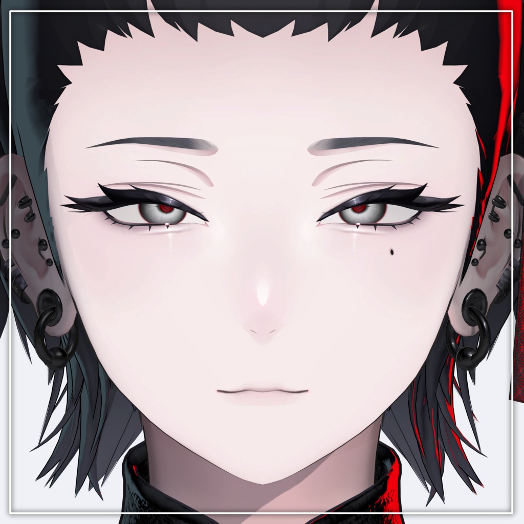 【泣夜専用】あっさりいけめんテクスチャ✧Nakiya Makeup✧Tear✧