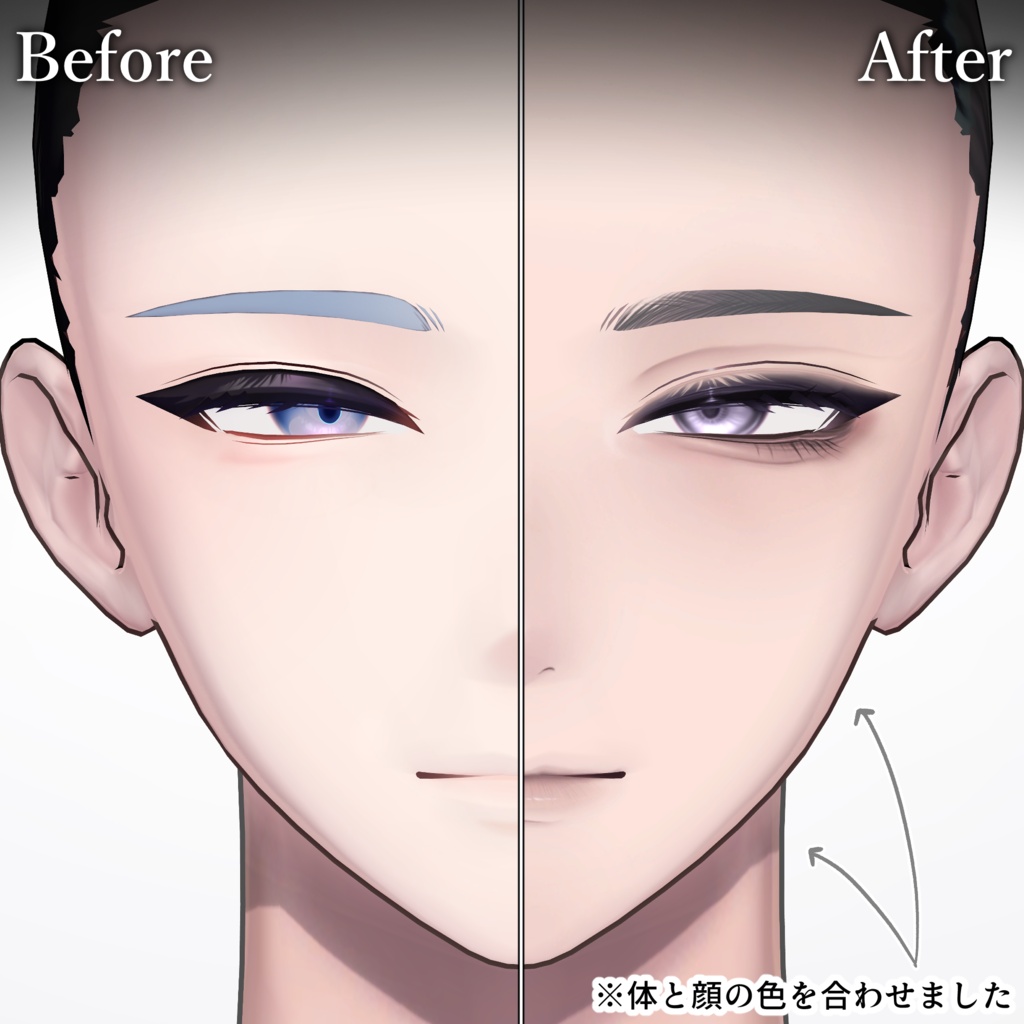 特盛狛乃メイクテクスチャ✧Komano Makeup/Eye/MouthTexture✧