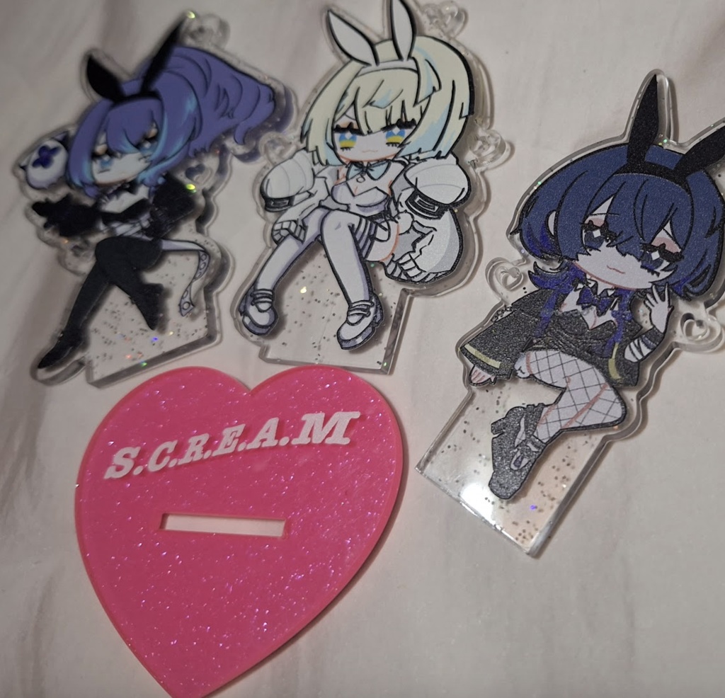 【非公式】HWB ラメ入りアクリルスタンド【TS・女体化】