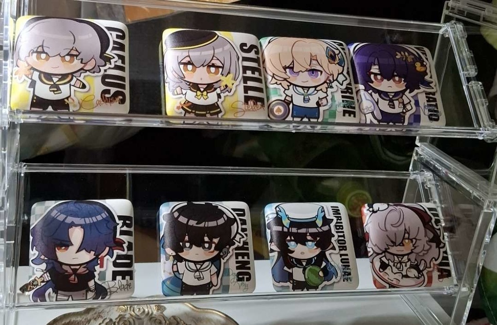 【非公式】崩壊スターレイル 四角ぷに缶バッジ