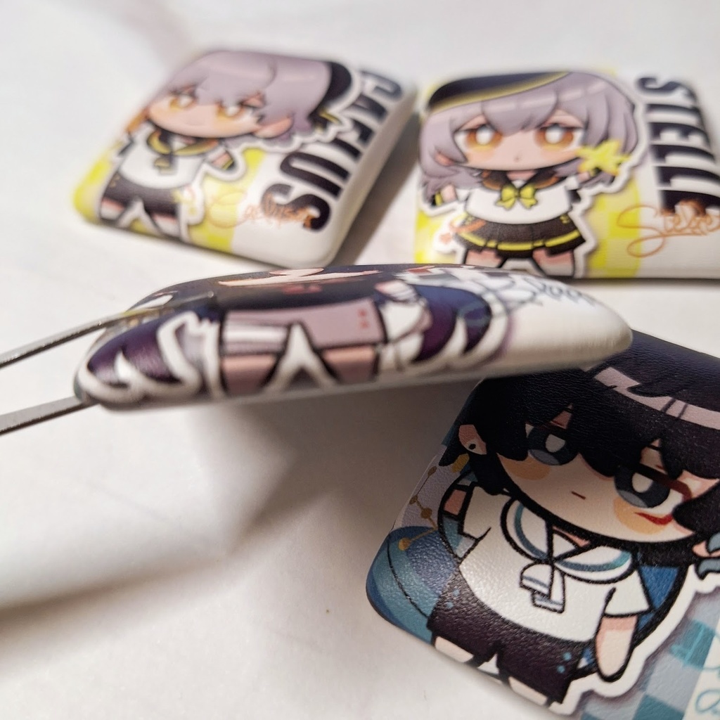 【非公式】崩壊スターレイル 四角ぷに缶バッジ