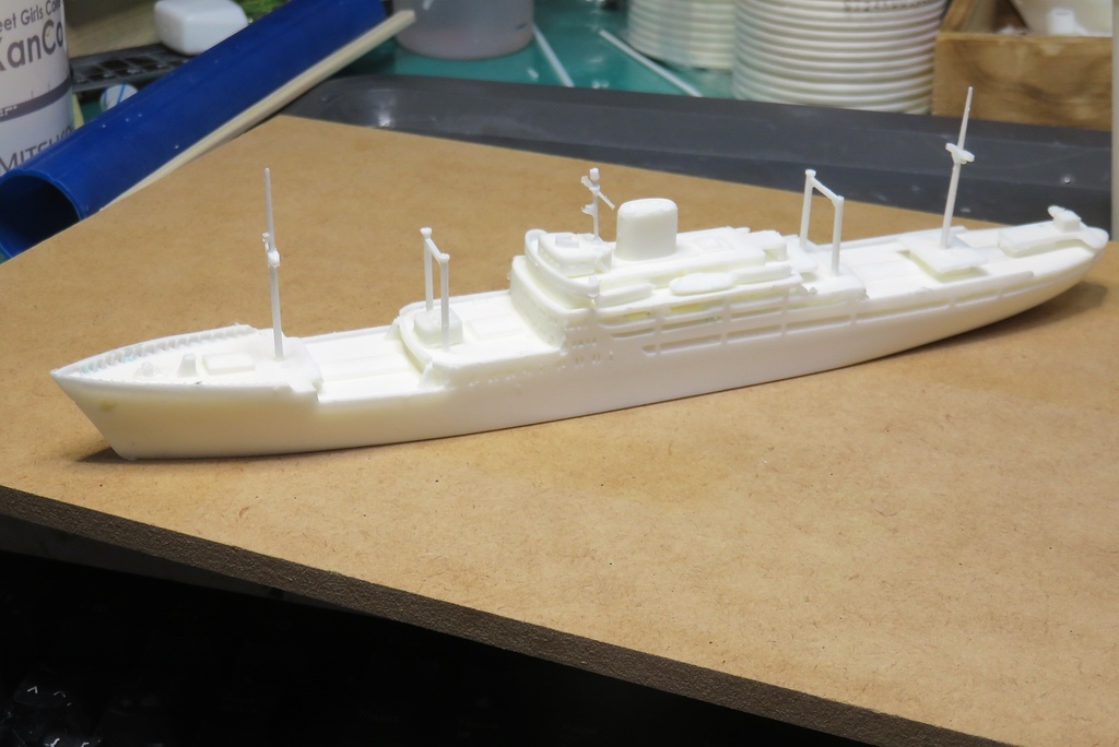 南米移民船「ぶらじる丸(二代目)」1/700《商船/客船 31》