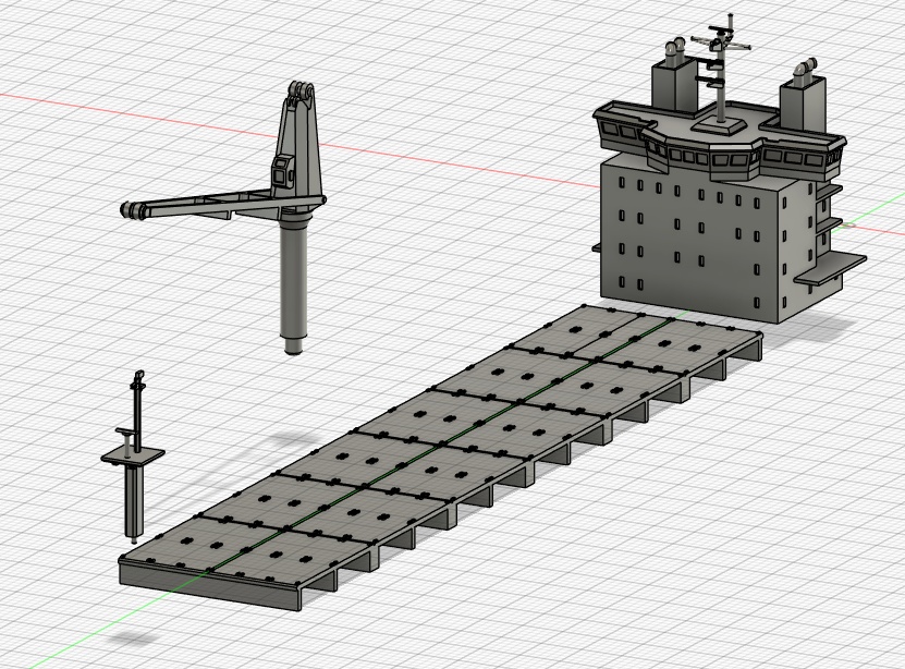 MOBU01内航貨物船ベースキット 汎用コンテナ船01《商船/客船 20》