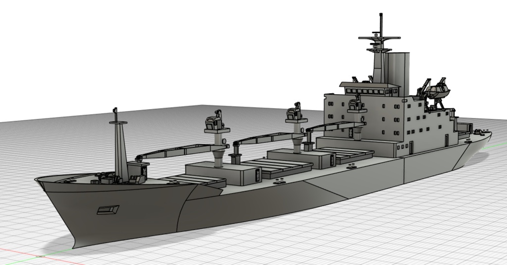 鉱石バラ積み/一般貨物船(90年代タイプ)1/700《商船/客船 12》