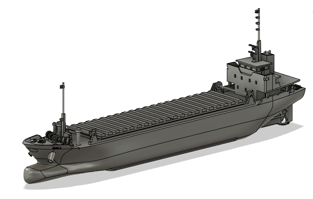 499GT型内航一般貨物船 1/700《商船/客船 03》