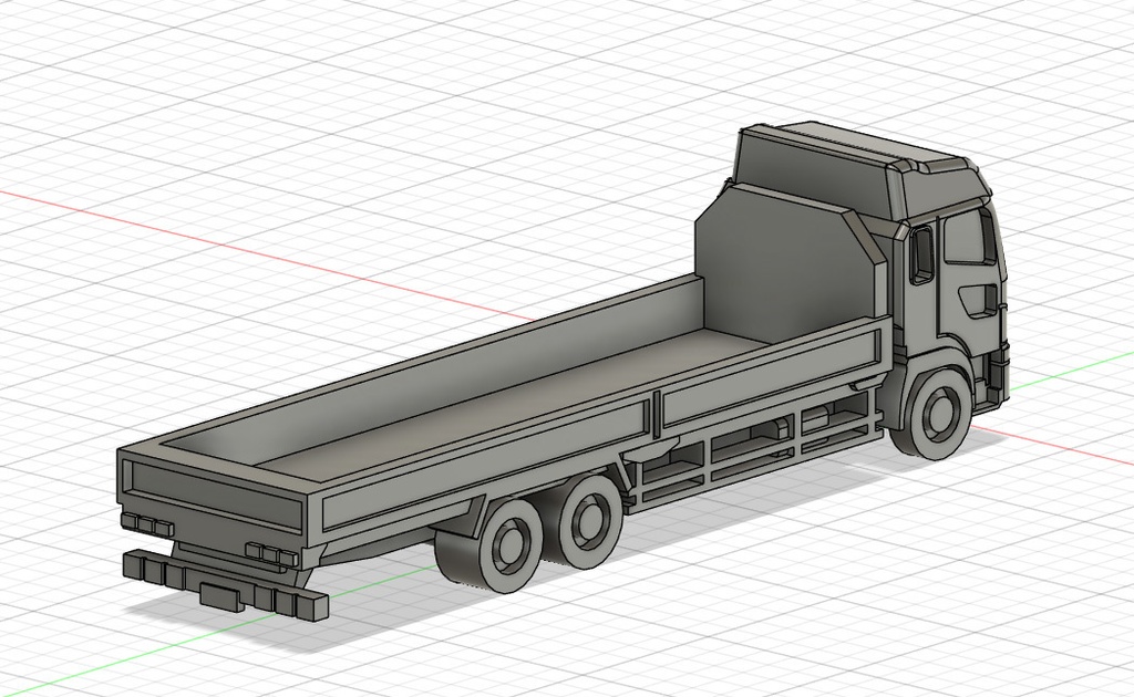 《商船/客船EX09》1/700車両「25tトラック カーゴ&パネルバン」セット