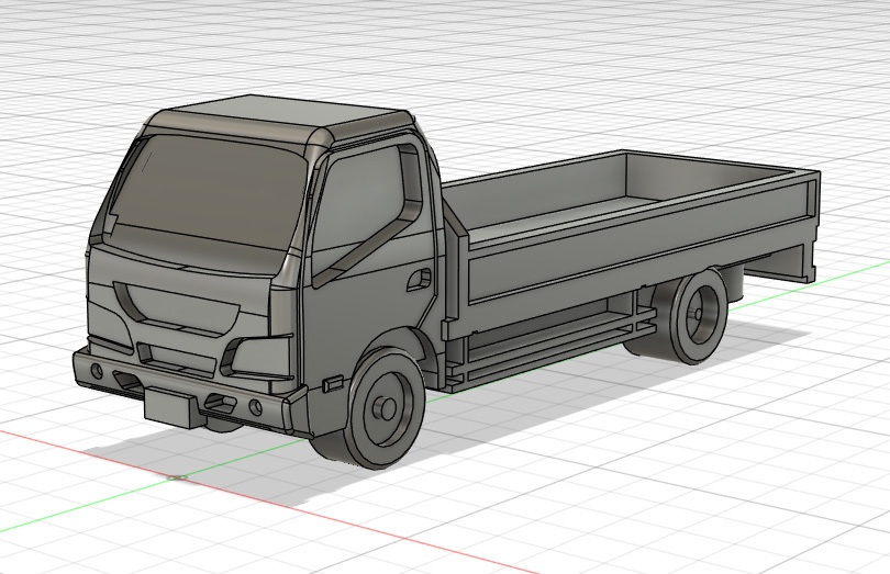 《商船/客船EX10》1/700車両「2トントラック」3種セット