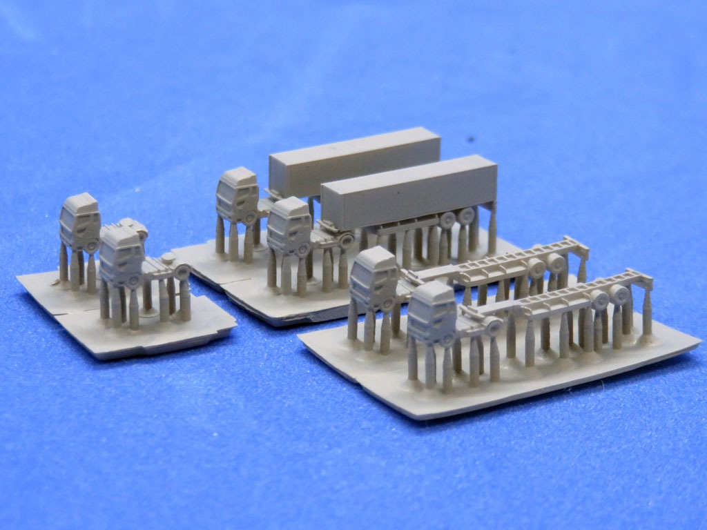 《商船/客船EX11》1/700車両「コンテナトレーラー」セット