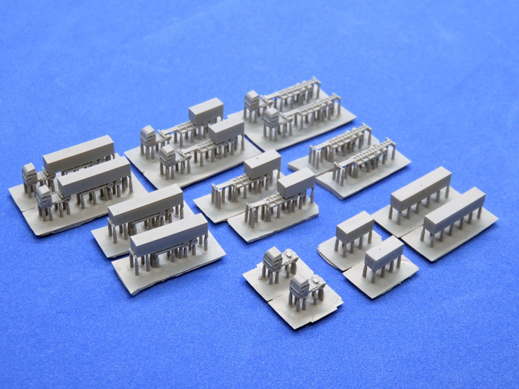 《商船/客船EX11》1/700車両「コンテナトレーラー」セット