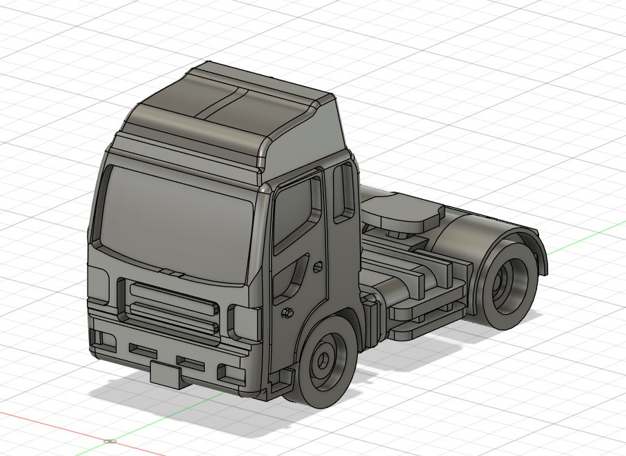 《商船/客船EX11》1/700車両「コンテナトレーラー」セット