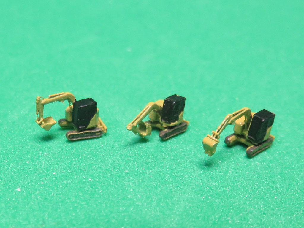 《商船/客船EX17》土建車両セット「小型油圧ショベル」1/700