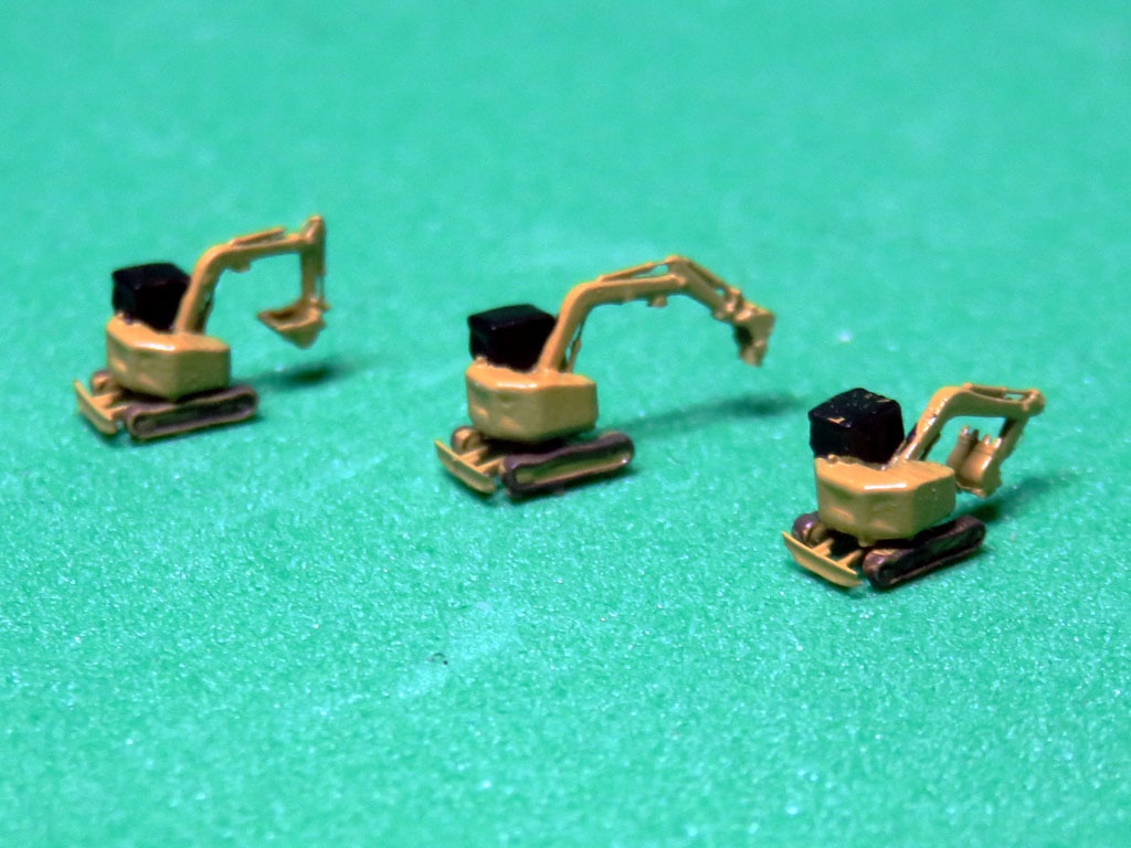 《商船/客船EX17》土建車両セット「小型油圧ショベル」1/700