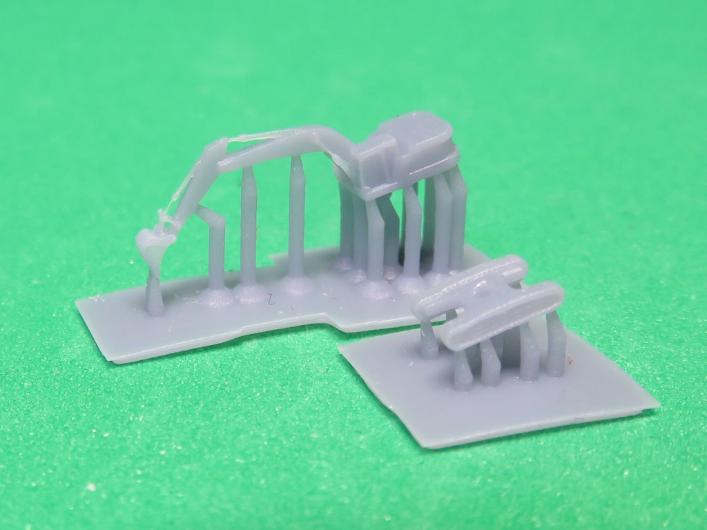 《商船/客船EX18》土建車両セット「中型油圧ショベル」1/700