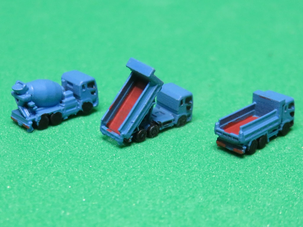 《商船/客船EX19》土建車両セット「ダンプトラック」1/700