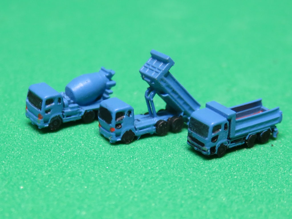 《商船/客船EX19》土建車両セット「ダンプトラック」1/700