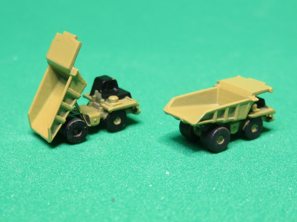 《商船/客船EX20》土建車両セット「重ダンプトラック」1/700