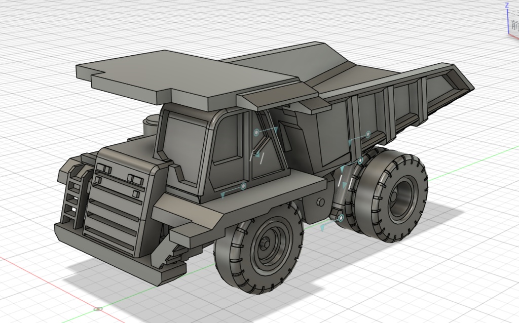 《商船/客船EX20》土建車両セット「重ダンプトラック」1/700