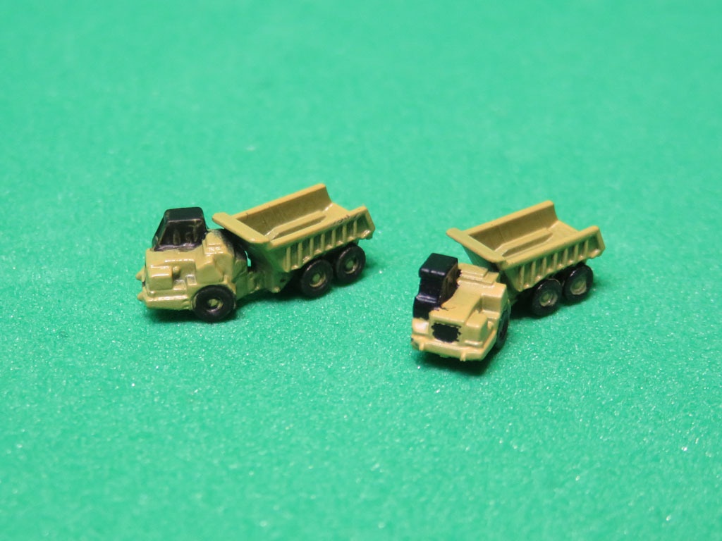 《商船/客船EX21》土建車両セット「アーティキュレートダンプ」1/700