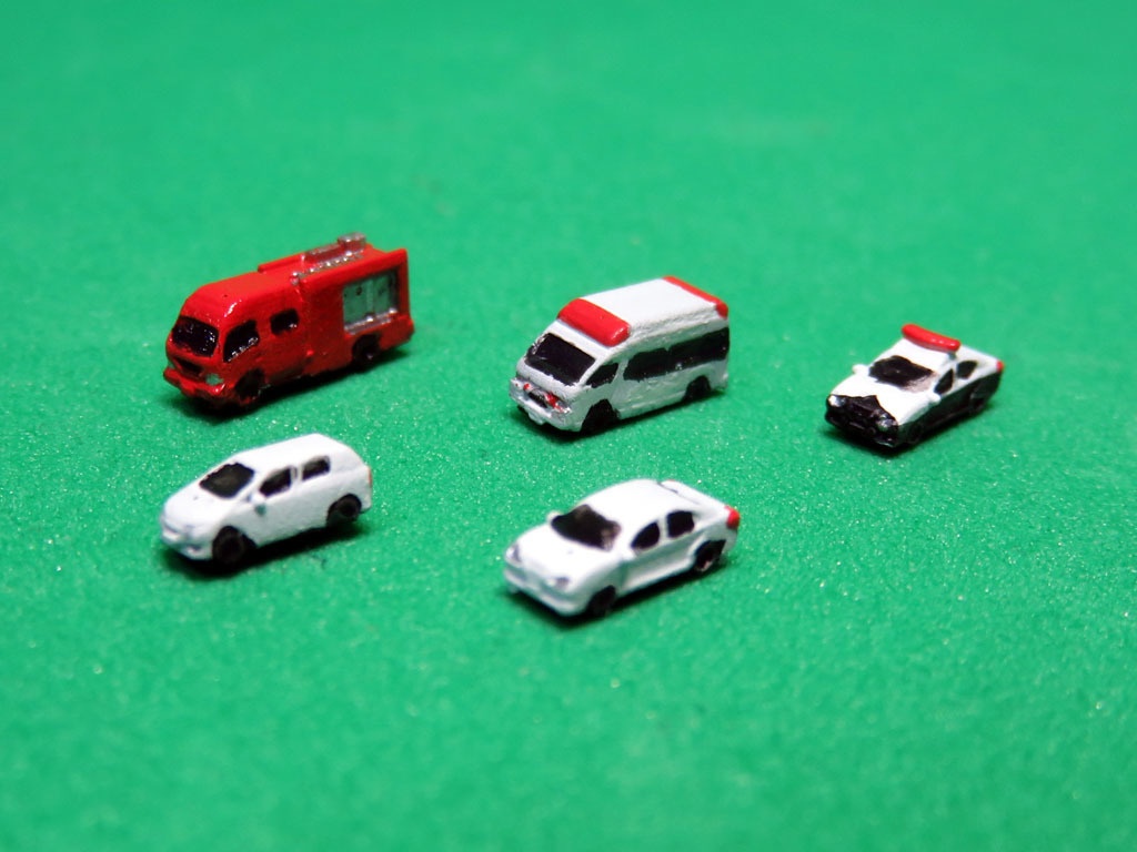 《商船/客船EX25》「緊急車両01」セット 1/700車両