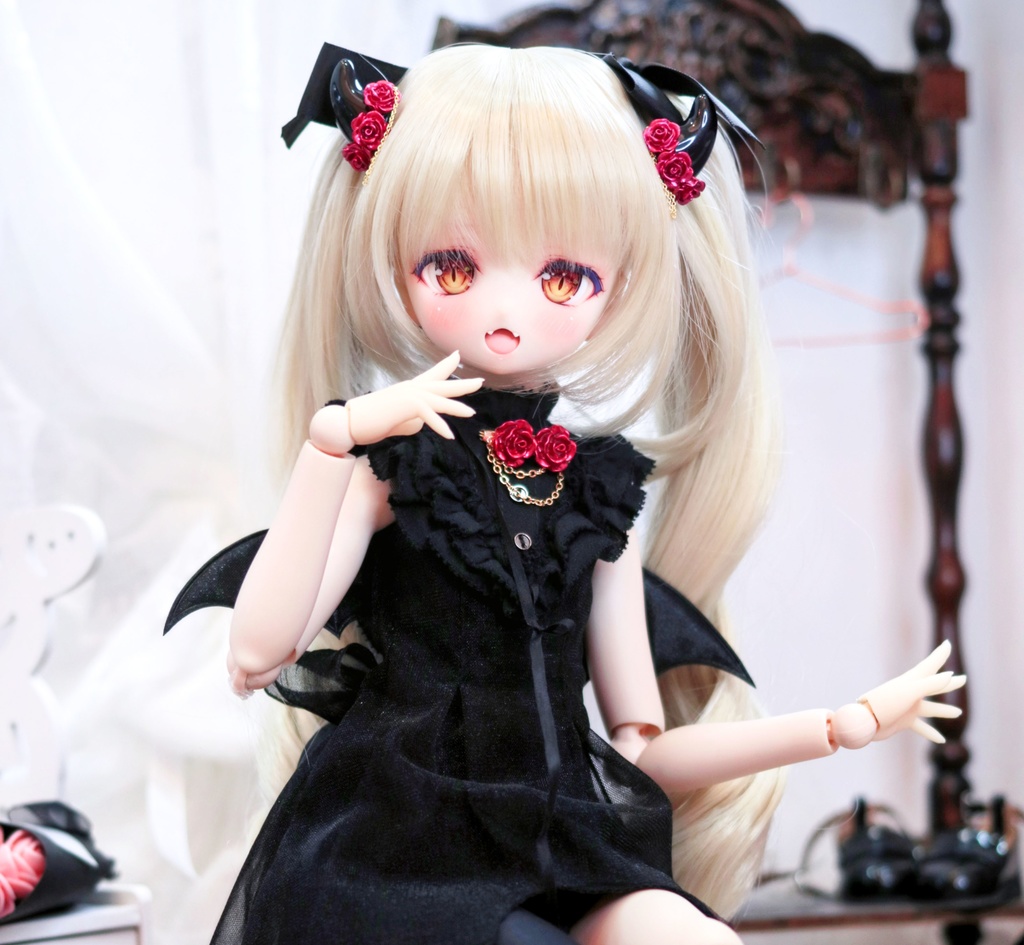 【Little Devil】ブラック 40cmドール服