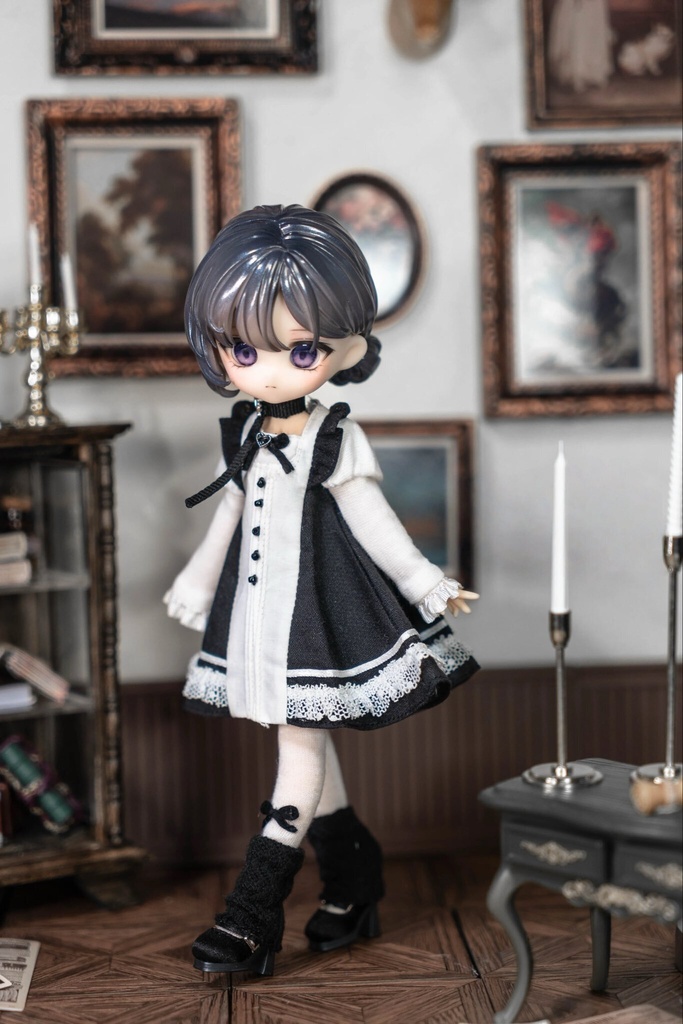 【リリーライシ☆アサガオシリーズ】オリジナルヘアパーツ 未塗装ガレージキット ねんどろいど使用可 委託販売