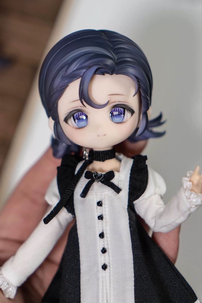 【リリーライシ☆アサガオシリーズ】オリジナルヘアパーツ 未塗装ガレージキット ねんどろいど使用可 委託販売