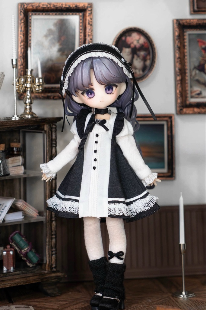 【リリーライシ☆アサガオシリーズ】オリジナルヘアパーツ　未塗装ガレージキット　ねんどろいど使用可　委託販売