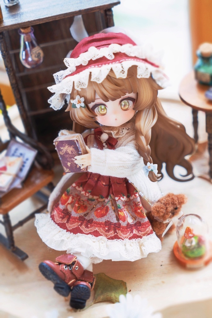 【リリーライシ☆林檎秘密鍵】1/12ドール服