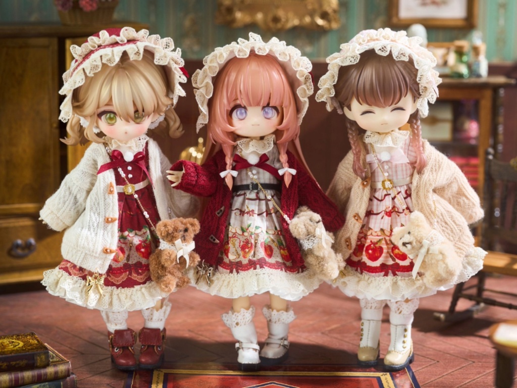 【リリーライシ☆林檎秘密鍵】1/12ドール服