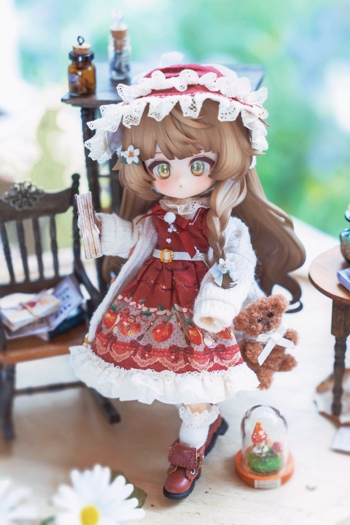 【リリーライシ☆林檎秘密鍵】1/12ドール服