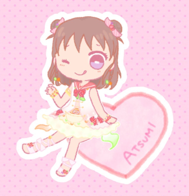 愛盛り☆フラッペ アクリルスタンドキーホルダー