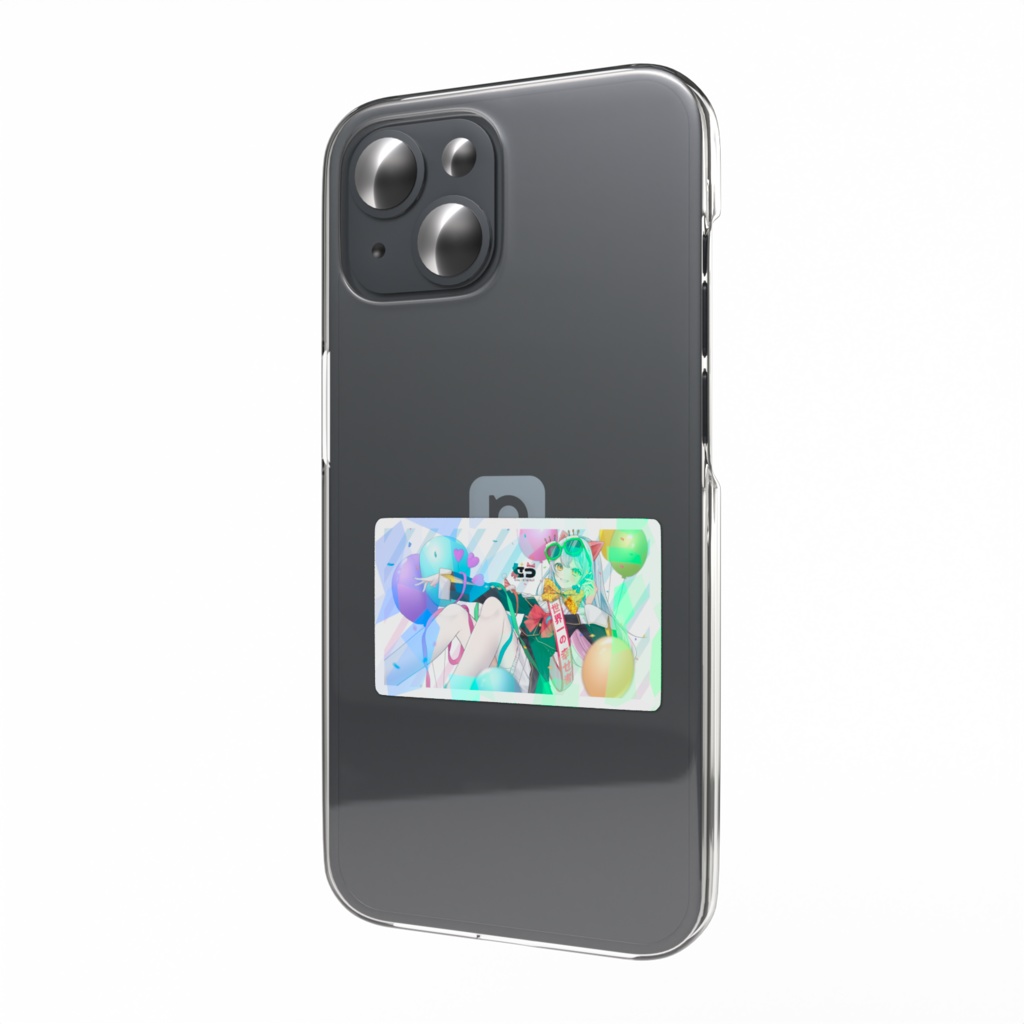 【ホログラムスマホステッカー】3周年のせう