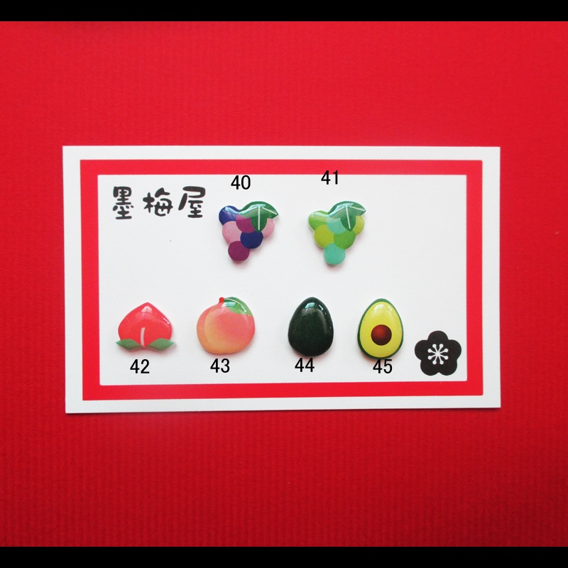 【選べるピンバッジミニ】果物
