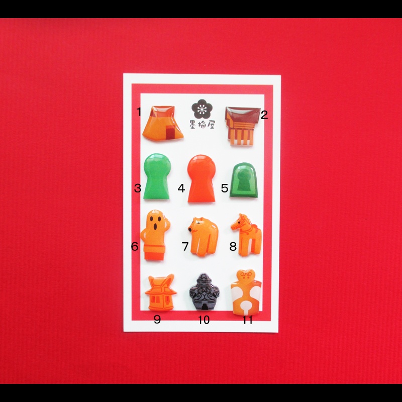 【選べるピンバッジミニ】古墳・土偶・埴輪