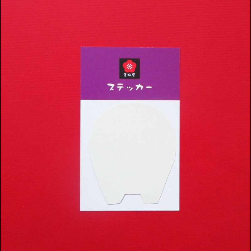 【ステッカー1枚入り】ツキノワグマ